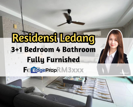 Residensi Ledang, East Ledang, Johor, Fully Furnished, 3 plus 1 Bedroom, 1 Floor, 4 Bathroom, Johor, East Ledang