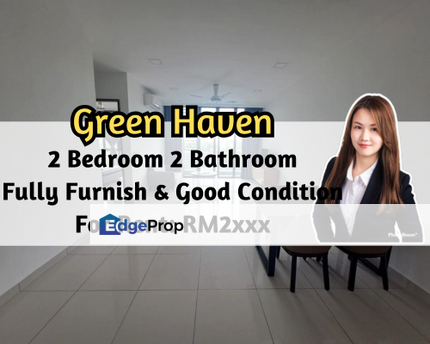 Green Haven, Masai, Johor, Fully Furnished, Good Condition, Brand New Paint, 2 Bedroom, Johor, Masai