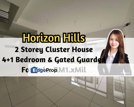 Horizon Hills The Green, Iskandar Puteri, Johor, 2 Storey Cluster House, Gated Guarded, 4 plus 1 Bedroom, Johor, 