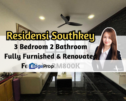 Southkey Mosaic, Johor Bahru, Johor, Residensi Southkey Mozek, Fully Furnish, 3 Bed, 2 Car Park, Renovated, Johor, Johor Bahru