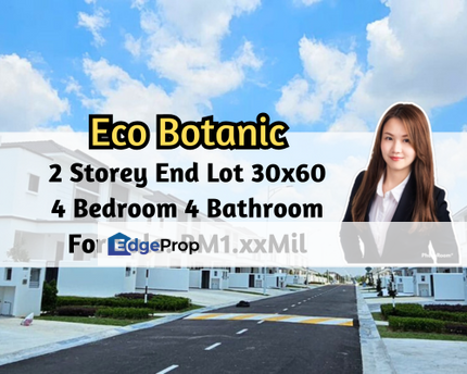 The Borough @ Eco Botanic 2, Iskandar Puteri, Johor, 2 Storey House 30x60, End Lot, 4 Bedroom 4 Bathroom, Johor, 