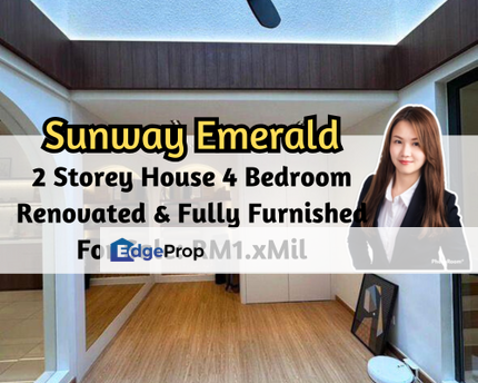 Sunway Emerald Residence, Iskandar Puteri, Johor, 2 Storey House, Renovated, Fully Furnished, Johor, 