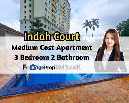 Indah Court Apartment, Bukit Indah, Johor, Medium Cost Apartment, 3 Bedroom 2 Bathroom, Johor, Bukit Indah