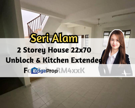 Bandar Seri Alam, Masai, Johor, 2 Storey House, Unblock View, Kitchen Extended, Renovated, Johor, Masai