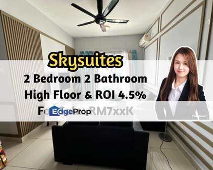 Skysuites @ Meldrum Hills, Johor Bahru, Johor, 2 Bedroom 2 Bathroom, ROI 4.5%, 1 Car Park, Johor, Johor Bahru