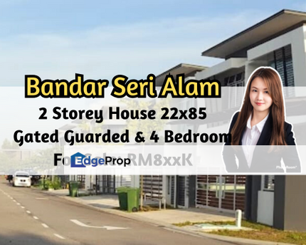 Emerald Residenz @ Bandar Seri Alam, Masai, Johor, 2 Storey House 22x85, Gated Guarded, Facing Garden, Johor, Masai