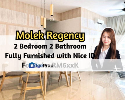 Molek Regency, Johor Bahru, Johor, Fully Furnished with Nice ID, Good Location, 2 Bedroom, Johor, Johor Bahru