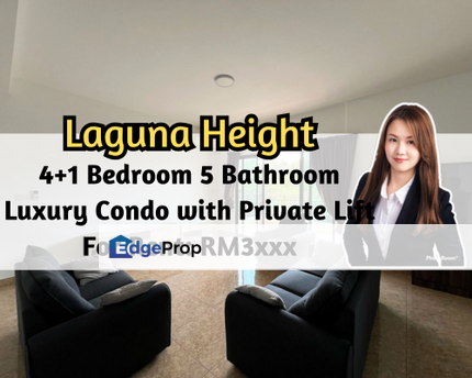 Taman Laguna Heights, Johor, Bahru, Johor, Luxury Condo with Private Lift, Low Density, 4 plus 1 Bedroom, Johor, Johor Bahru
