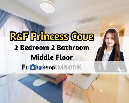 R&F Princess Cove, Johor Bahru, Johor, 2 Bedroom 2 Bathroom, Middle Floor, Gated Guarded, Johor, Johor Bahru