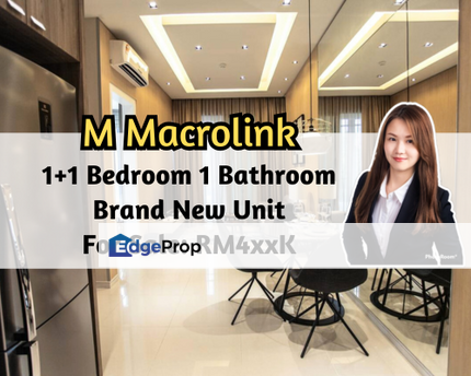 The M @ Medini Macrolink, Iskandar Puteri, Johor, 1 plus 1 Bedroom 1 Bathroom, Brand New Unit, Tower A, Johor, 