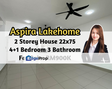 Aspira Lakehomes, Gelang Patah, Johor, 2 Storey House 22x75, 4 plus 1 Bedroom 3 Bathroom, Johor, Gelang Patah