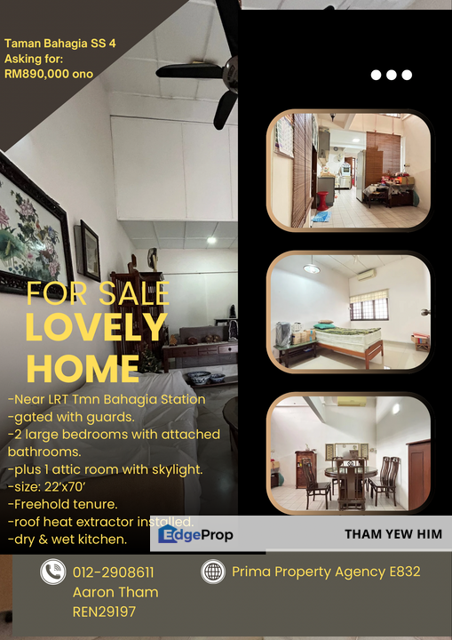 Single Storey house for sale , Selangor, Petaling Jaya