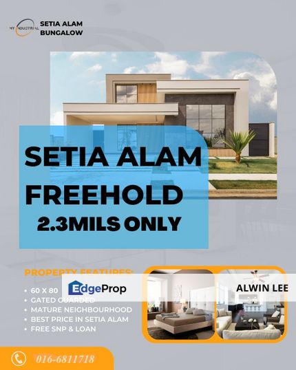 Setia Alam Setia Eco Park Best Price Bungalow House, Selangor, Setia Eco Park