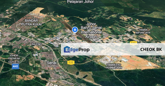 Jalan Seelong, Senai - 6 Plots of Industry Land For Sale, Johor, Senai