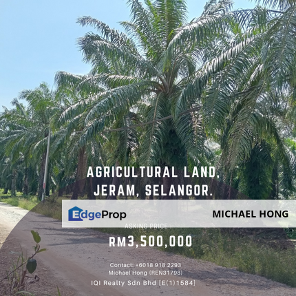 Jeram, Selangor @ Agricultural Land For Sale, Selangor, Jeram