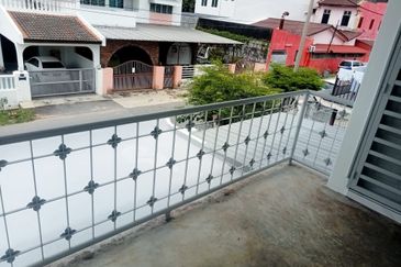 Corner unit double story house with extra land