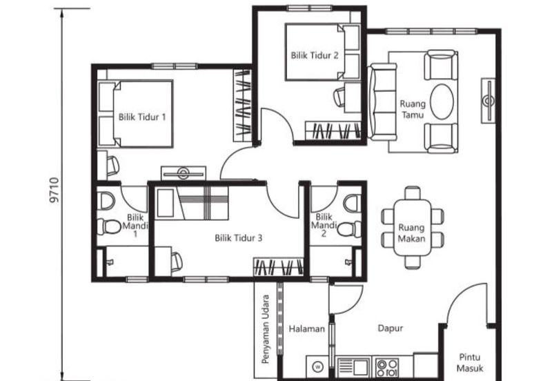 Safira Apartment, Seremban 2