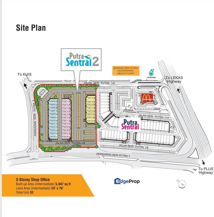 HOT LOCATION NEW PROJECT 3 Storey Shop Office Bandar Seri Putra Bangi South, Selangor, Bangi