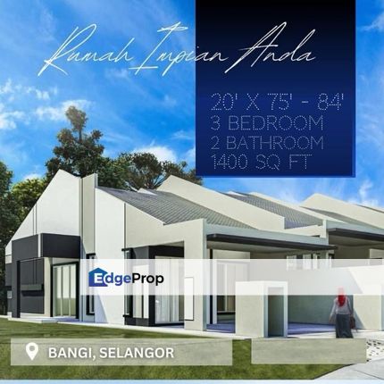 Bandar Puteri Bangi teres Satu Tingkat PROJEK BARU Untuk Dijual, Selangor, Bangi