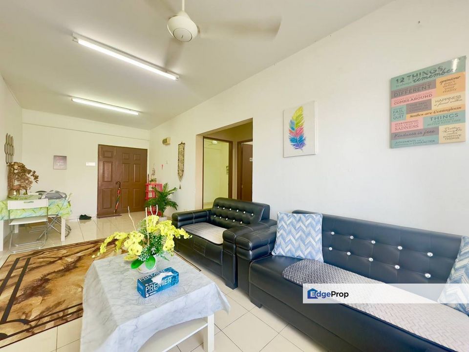 Laguna Biru 1 Apartment Taman Tasik Biru Kundang Rawang FULLY FURNISHED FACING TASIK  BELOW MV For Sale, Selangor, Rawang