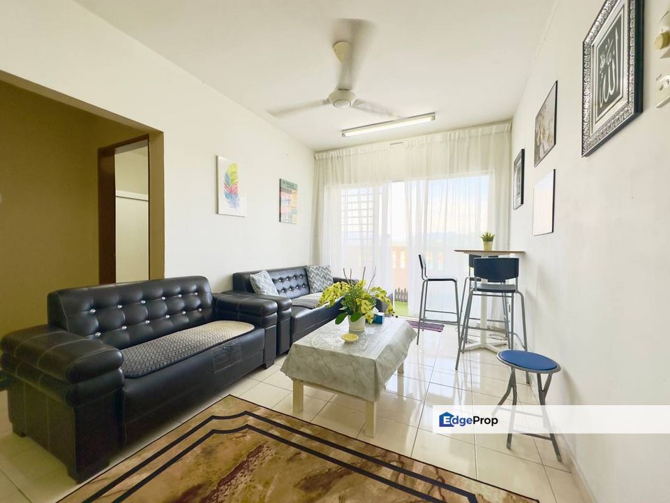 Laguna Biru 1 Apartment Taman Tasik Biru Kundang Rawang FULLY FURNISHED FACING TASIK  BELOW MV For Sale, Selangor, Rawang