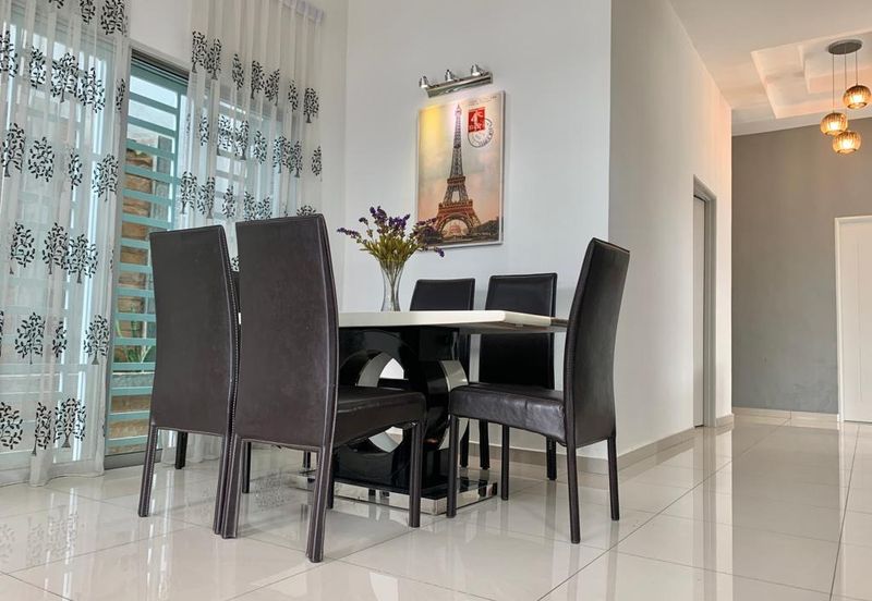 Freehold Fully furnished 1 Storey Semi-Detached House, Taman Nuri, Durian Tunggal 