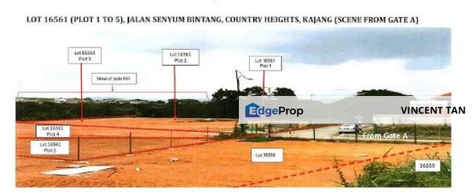 Bungalow Land For Sale (Gate A) @ Country Height, Kajang, Selangor, Kajang
