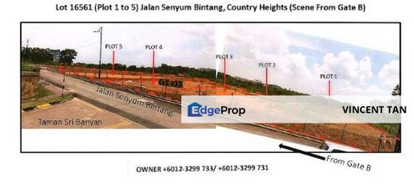 Bungalow Land For Sale (Gate B) @ Country Height, Kajang, Selangor, Kajang