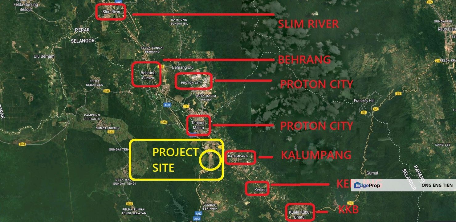 霹雳 Kalumpang Selangor 附近 · 实惠单层排屋 · 全额贷款＋Cashback, Selangor, Kerling