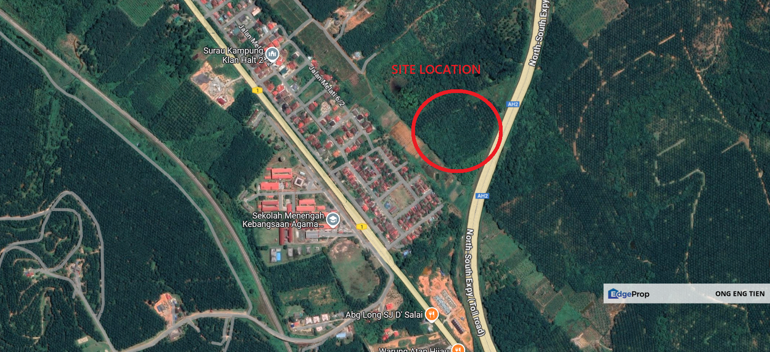 6 Ekar Agriculture Land Zoning Perumahan Slim River Behrang Tanjung Malim, Perak, Hilir Perak