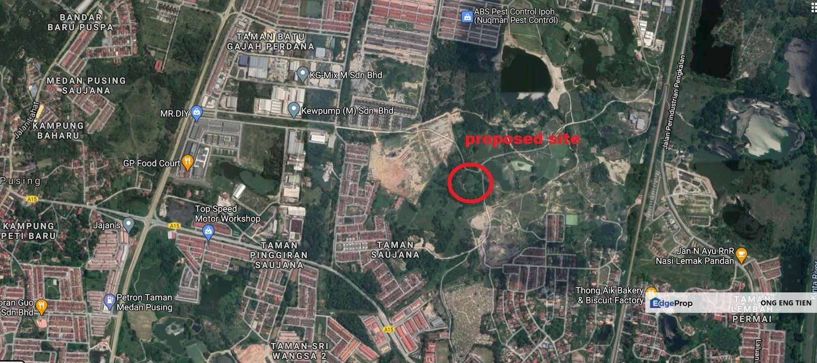 Industrial Land 7.87acres Title Ready Batu Gajah Ipoh Perak, Perak, Pusing