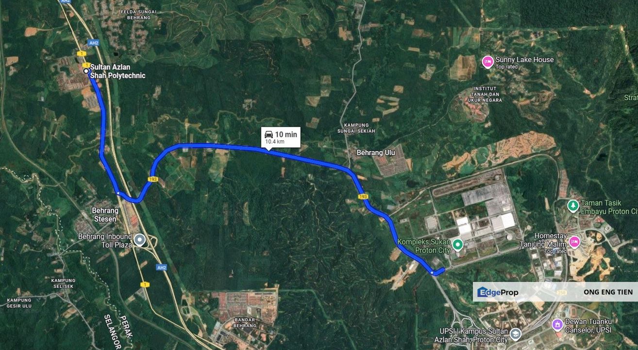 5 Ekar Lokasi Prime Tanah Utk Joint-Venture Jv Behrang Proton City Tanjung Malim, Perak, Tanjung Malim