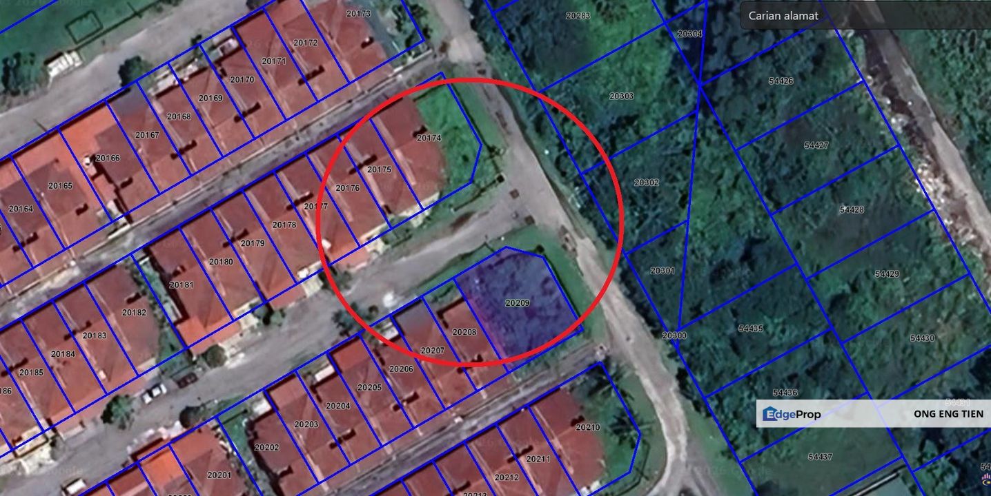 Rumah Cornerlot Satu Tingkat Teres Dilepaskan harga lelong Taman Kledang, Sungai Siput, Perak, Perak, Kuala Kangsar