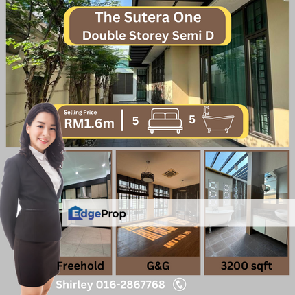 The Sutera One Double Storey Semi D , Johor, Johor Bahru