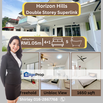 The Green Horizon Hills Double Storey Superlink, Johor, 