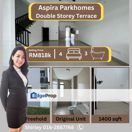 Aspira Parkhomes Double Storey Terrace House, Johor, Gelang Patah