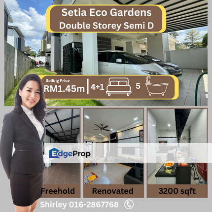 Setia Eco Garden Double Storey Semi-D Unblock View, Johor, Gelang Patah