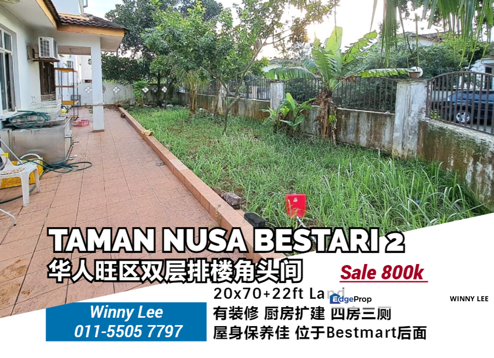 Taman Nusa Bestari 2 Double Storey Corner Lot Renovated Unit for Sale ...