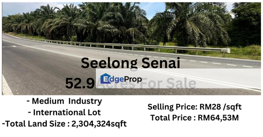 Seelong Senai, Industry land , Johor, Senai