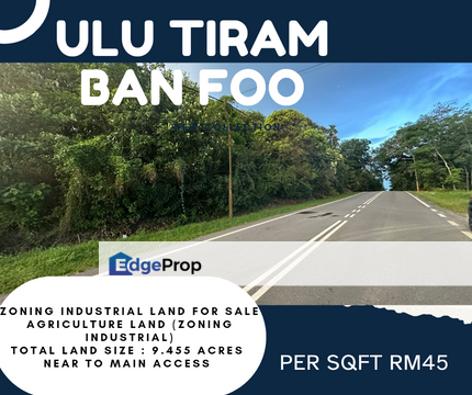 Ban Foo Ulu Tiram,Land, Johor, Ulu Tiram