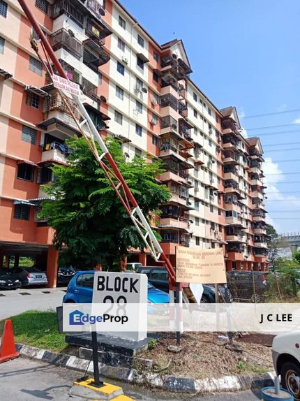 Block 28 Taman Batu Permai Apartment @ Taman Mutiara, KL - near MRT & KTM - Good for investment Roi 5%, Kuala Lumpur, Jalan Ipoh