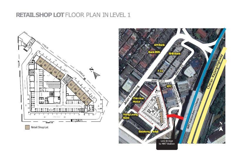 Ground Floor Shop next to MRT Batu 11 Cheras Balakong