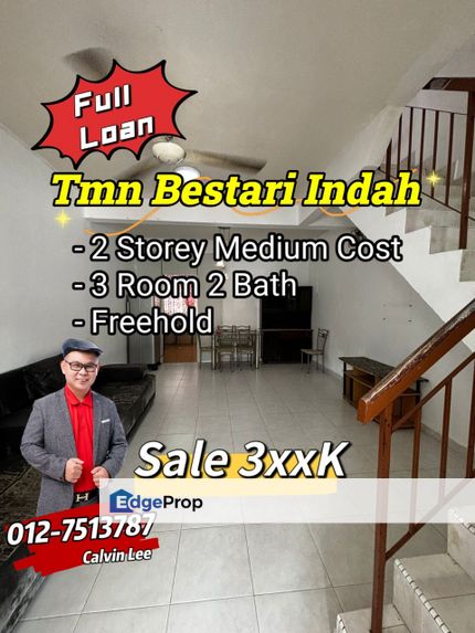 Fully Loan 2 Storey Medium Cost, Johor, Ulu Tiram