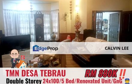 Taman Desa Tebrau / Jalan Rebab / Double Storey, Johor, Johor Bahru