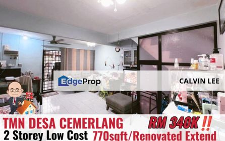 Taman Desa Cemerlang / Jalan Melunak / Double Storey Low Cost, Johor, Ulu Tiram
