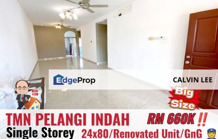 Taman Pelangi Indah / Jalan Ayu / Single Storey Terrace, Johor, Ulu Tiram