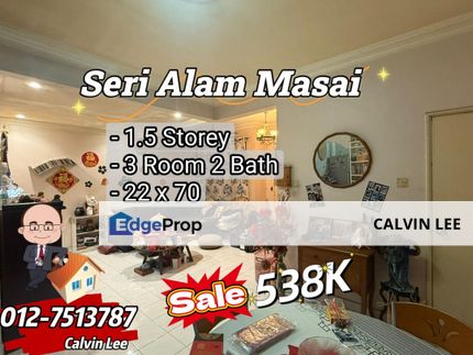 Seri Alam 1.5 Storey For Sale, Johor, Masai