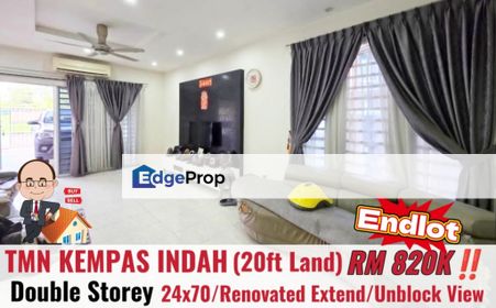 Taman Kempas Indah / Double Storey Terrace / Endlot , Johor, Johor Bahru