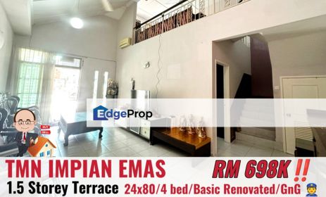 Taman Impian Emas / Bukit Impian / 1.5 Storey Terrace , Johor, Skudai