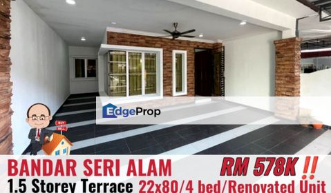 Bandar Seri Alam / Jalan Rimba / 1.5 Storey Terrace , Johor, Masai